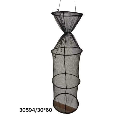 Πτυσσόμενο ψαροκάλαθο φύλαξης ψαριών - Δίχτυ - 30x60cm - 930594
