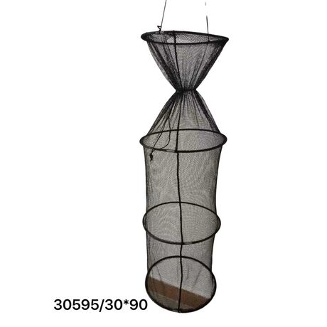 Πτυσσόμενο ψαροκάλαθο φύλαξης ψαριών - Δίχτυ - 30x90cm - 930595