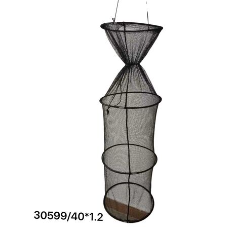 Πτυσσόμενο ψαροκάλαθο φύλαξης ψαριών - Δίχτυ - 40x80cm - 930598