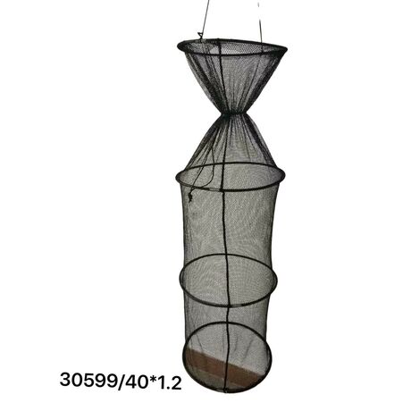 Πτυσσόμενο ψαροκάλαθο φύλαξης ψαριών - Δίχτυ - 40x120cm - 930599