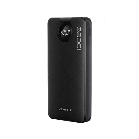 Powerbank - P133K - 10.000mah - 4in1 - AWEI - 048958 - Black