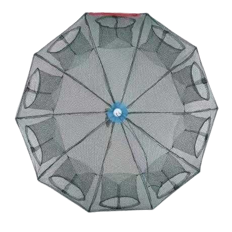 Πτυσσόμενη παγίδα ψαρέματος - Κιούρτος με 10 εισόδους - 931352