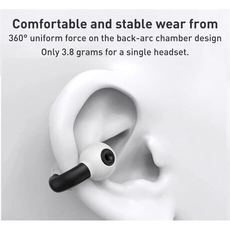 Ασύρματα ακουστικά Bluetooth με θήκη φόρτισης - TS-10 - 721562 - White