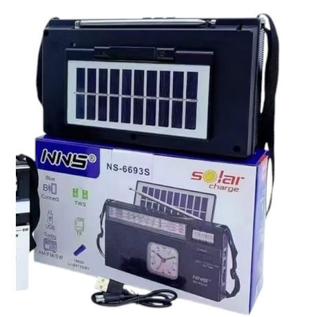 Επαναφορτιζόμενο ραδιόφωνο - NS6693S - 402008 - Silver