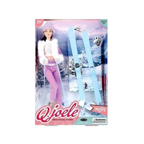 Κούκλα με σετ Σκι - L5748S-4 - 215525