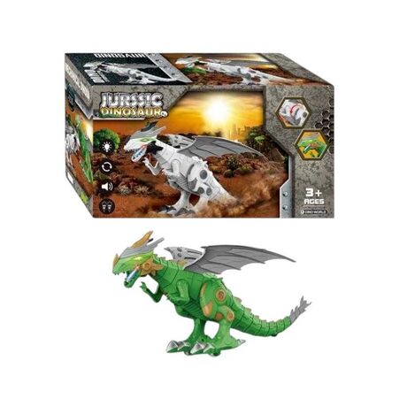 Ηλεκτρονικός δεινόσαυρος με κίνηση και ήχο - 826 - 215536