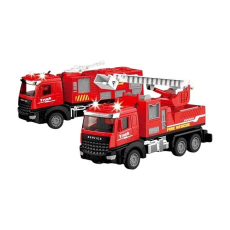 Ηλεκτρονικό όχημα Πυροσβεστικής με ήχο & φωτισμό - D24412 - 215711