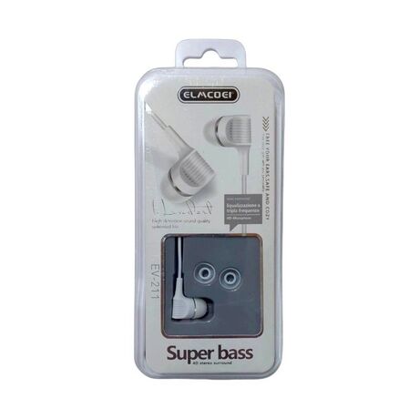 Ενσύρματα ακουστικά - EV-211 - 452112 - White