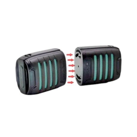 Ασύρματο ηχείο Bluetooth αδιάβροχο - 2in1 - KMS-121 - 886144 - Red