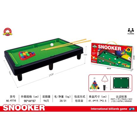 Επιτραπέζιο μπιλιάρδο mini - 4116 - 215312