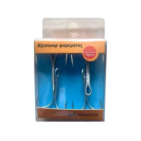 Αγκίστρια σαλαγκιές - 4pcs - 2/0 - 832504