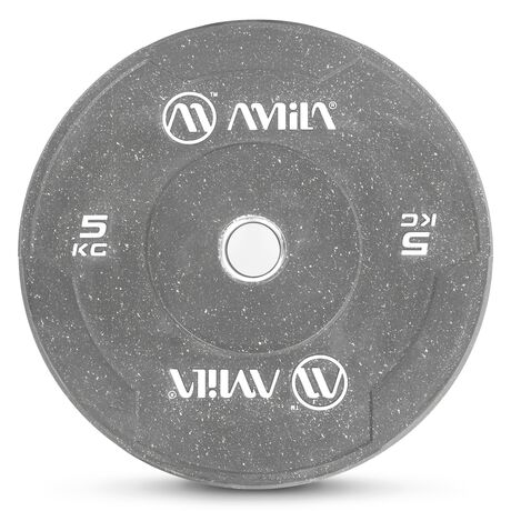 Δίσκος Color Bumper Plate Slim 50 mm 5 Kg – Γκρι 84846