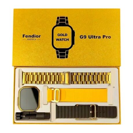 Σετ Smartwatch με 3 λουράκια - G9 Ultra Pro - 879969