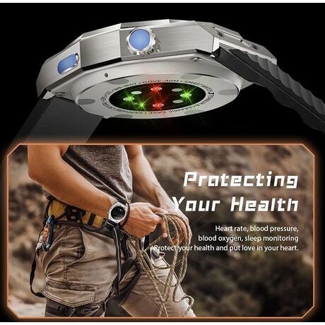 Σετ Smartwatch με 3 λουράκια - Z83 MAX - 880518 - Grey