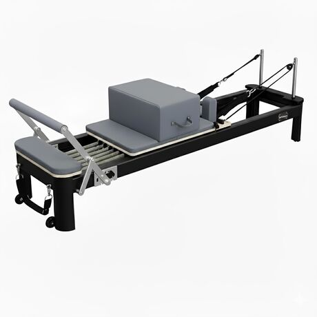 Viking Aluminium Pilates Reformer (Black)