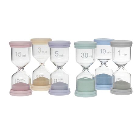 ΚΛΕΨΥΔΡΕΣ ΣΕΤ 6 ΤΕΜΑΧΙΩΝ (1,3,5,10,15,30 ΛΕΠΤΩΝ)