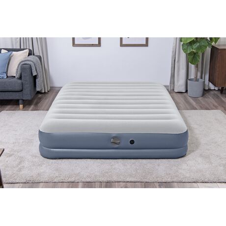 BESTWAY Airbed Queen Built-In DC Pump 2.03x1.52x36cm, Φουσκωτό Στρώμα Ύπνου Διπλό με Εσωτερική Τρόμπα, 6716T