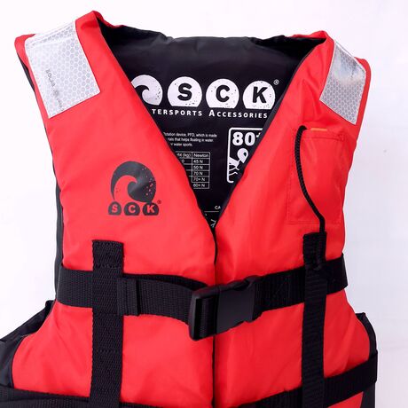 Σωσίβιο γιλέκο για θαλάσσια σπορ με τρεις ιμάντες Morello SCK Kόκκινο