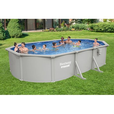 56369 HYDRIUM OVAL POOL SET 610X360X120CM