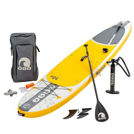 SCK φουσκωτή σανίδα SUP Mare Doro 10’6″ Κίτρινη