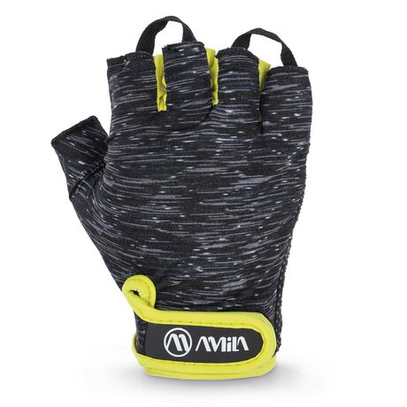 Γάντια Άρσης Βαρών PE Lycra XS – Μαύρο / Κίτρινο 95610