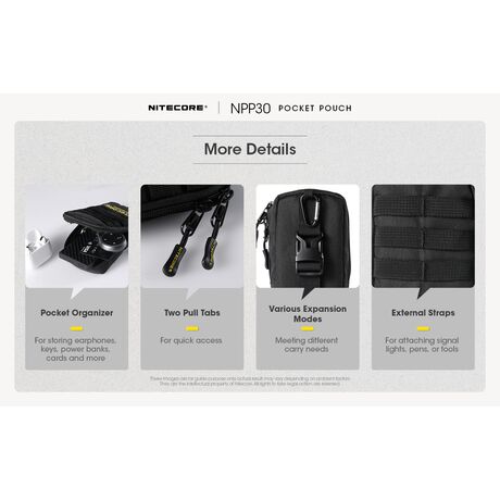 ΤΣΑΝΤΑΚΙ  NITECORE POCKET POUCH NPP30