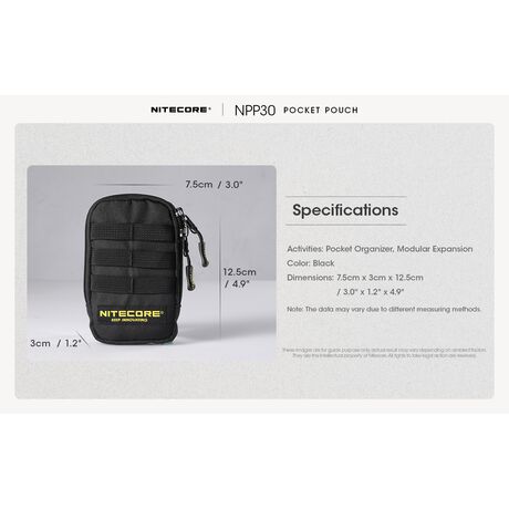 ΤΣΑΝΤΑΚΙ  NITECORE POCKET POUCH NPP30