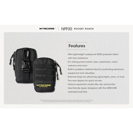 ΤΣΑΝΤΑΚΙ  NITECORE POCKET POUCH NPP30