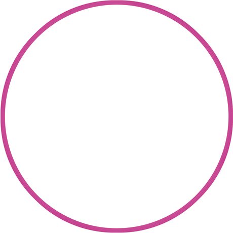 Χούλα-Χουπ 70cm - Φ19mm - 260gr, Φούξια