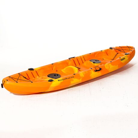 Nereus PLUS θαλάσσιο καγιάκ 2+1 θέσεων SCK πορτοκαλί-κίτρινο