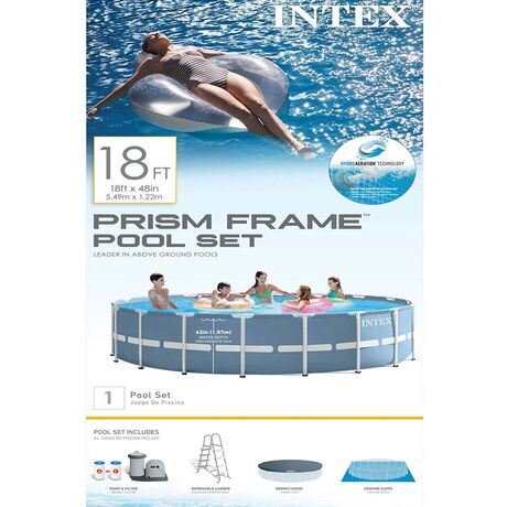 Πισίνα 549x122cm Intex Prism Frame™ 28752
