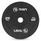 Δίσκος AMILA Black W Bumper Slim 50mm 25Kg 84845